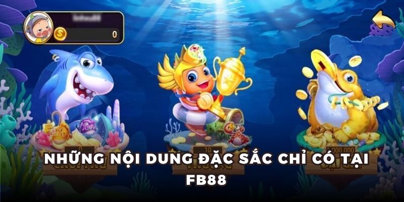 Những nội dung đặc sắc chỉ có tại FB88